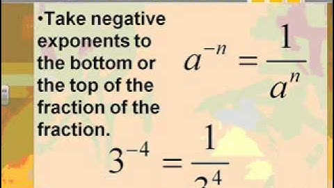 8.3 Negative Exponents with Division and Zero Part 1.WMV