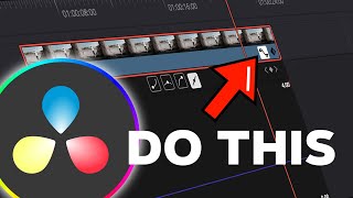How to adjust and easy-ease keyframes in Davinci Resolve