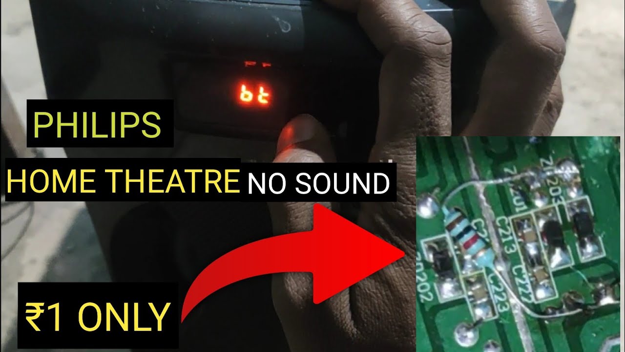 Philips home theatre riparing home theatre no sound problem YouTube