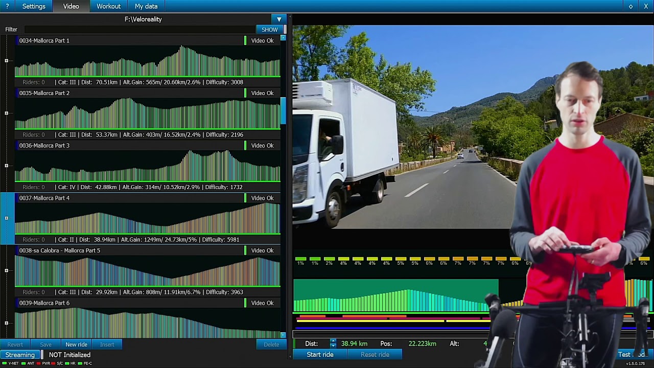 Veloreality Indoor Cycling App Review (Free version available)