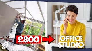 Conservatory To Room Conversion for Home Office Video Studio £1000 Turn conservatory into office