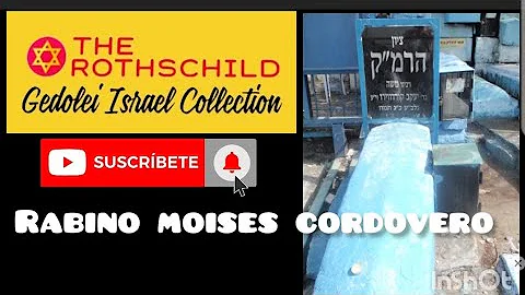 Rabino Moises (Moshe) Cordovero RAMAC (video en espaol)