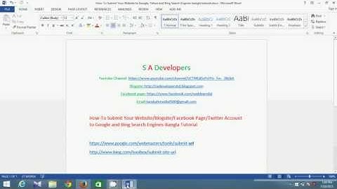 How To Submit Your Website Google and Bing Search Engines Bangla Tutorial