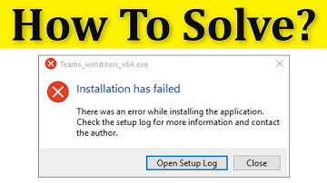 Microsoft Teams - Installation Has Failed. There Was An Error While Installing The Application - Fix
