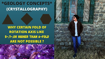 Why 5-,7- ,or higher than 6-fold rotation axis are not possible?|GEOLOGY CONCEPTS||Crystallography||