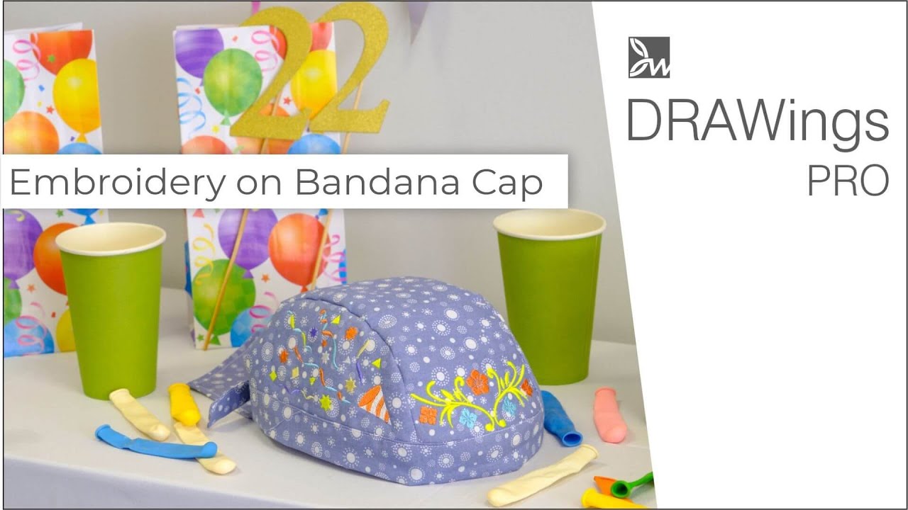 Create a unique bandana cap with your embroideries 2 YouTube player