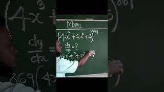 dy/dx For Large Expansion #differentiation #mathshorts #shorts #chainrule #calculus