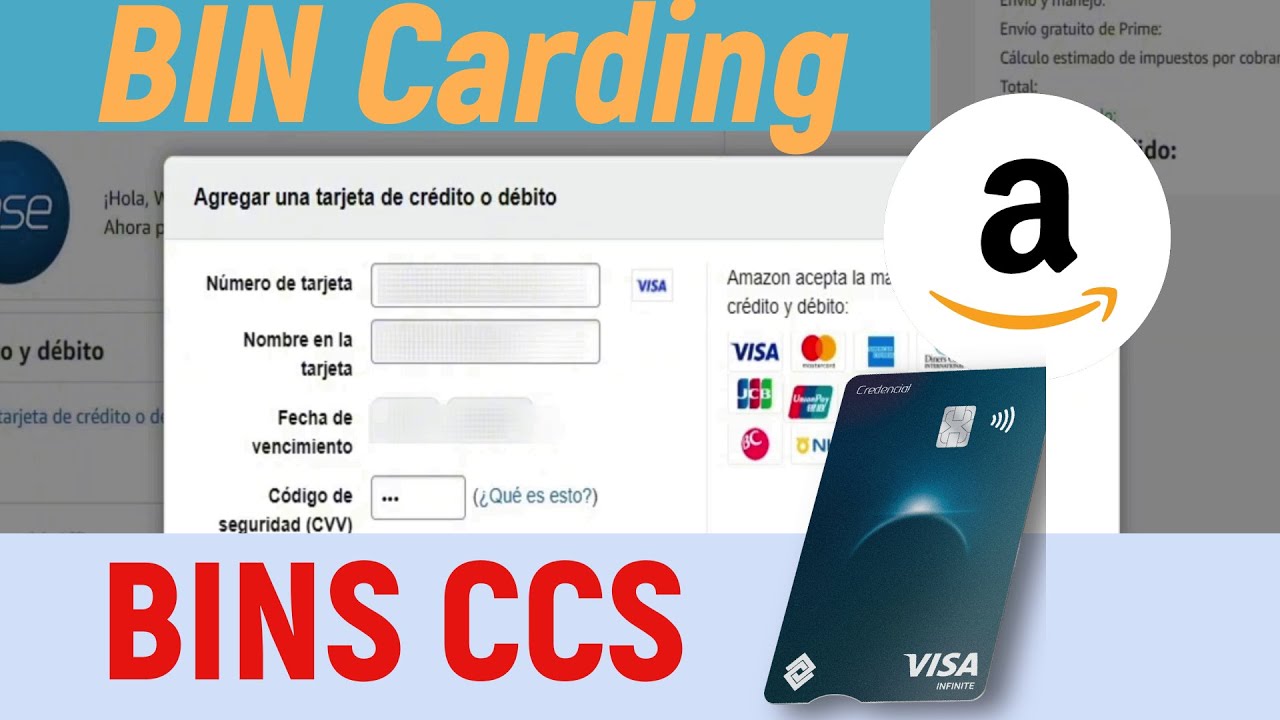 CREAR BINS Y COMPRAR EN AMAZON CON BIN Y CCS - YouTube