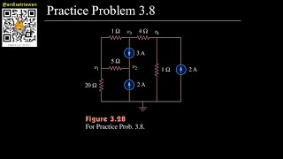 Celebrity Practice Problem 3.8 - Fundamental of Electric Circuits (Sadiku) 5th Ed [English - Dark Mode] Wealth
