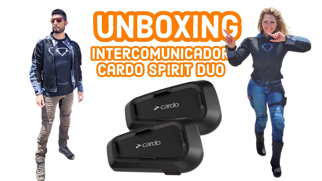Intercomunicador Cardo Spirit DUO - Unboxing 
