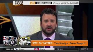 ESPN First Take  Is Aaron Rodgers The Most Talented QB Ever