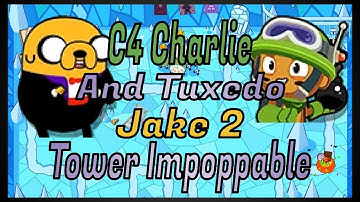 C4 Charlie and Tuxedo Jake 2 Tower Impoppable! (Battd Bloons Adventure Time TD)