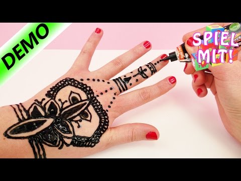 Henna Tattoo Selber Machen Henna Hand Tattoo Tutorial