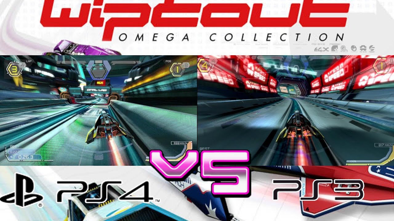 Wipeout Omega Collection Vs Wipeout Hd Fury Ps4 Ps3 Anulpha Pass Youtube
