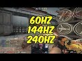 PUTTING IT TO THE TEST (60Hz vs. 144Hz vs. 240Hz)