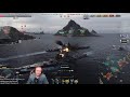 World of Warships - insane random battle with the soviet cruiser Petropavlosk