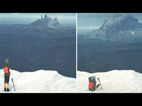 A Man Was Hiking Near Mt. St. Helens When It Erupted What He Captured Is Incredible