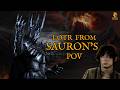What was Sauron doing during the lord of the rings?