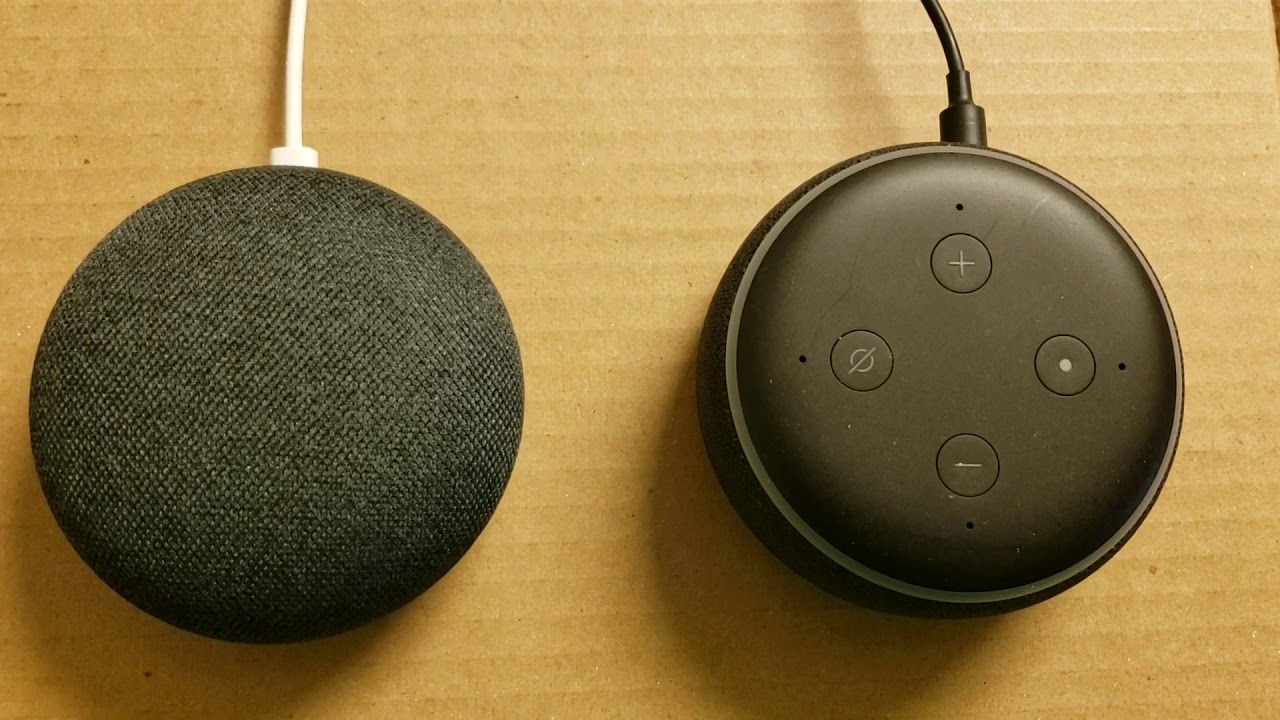 Sing Woo Hoo Technology - Google Home Mini vs Amazon Echo Dot - YouTube