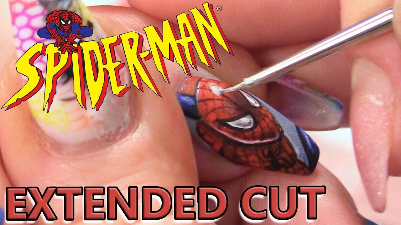 Spiderman Nails by SweetChica96 on DeviantArt