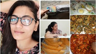 Vlog.|ఇంత మంచి Surprise Gift ఎవరు పంపించారు? My Simple Daily Routine|Spinach Pakodi|egg masala rice