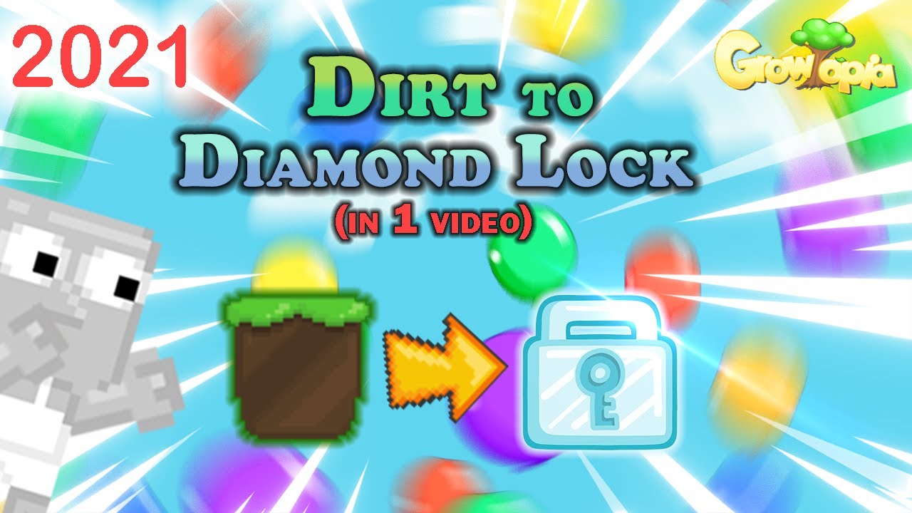 DIRT TO DL IN 2021!! (1 VIDEO) | GROWTOPIA PROFIT