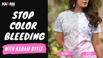 How to Stop Colour Bleeding with Kadam DyFix Solution #shorts #art #tiedye #fashion #dyeing