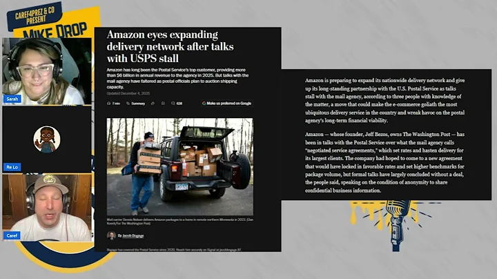 Amazon’s New USPS Contract + Mail Delays Explained | Mike Drop Monday Ep. 28