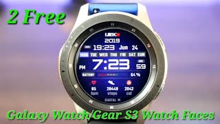 Free Galaxy Watch/Gear S3 Analog/Digital/Fitness Watch Faces screenshot 5