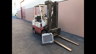 How to replace a Nissan forklift radiator. Forklift radiator replacement.