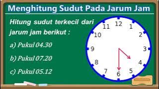 Cara Menghitung Sudut Pada Jarum Jam