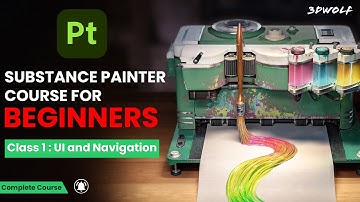 Substance 3D Painter Tutorial | 1. UI and Navigation
