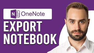 How To Export OneNote Notebook (How To Download OneNote Notebook)