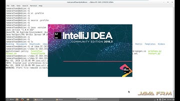 IntelliJ IDEA Community Edition 2016 Installation in Debian 8.10