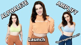 ALPHALETE AMPLIFY HAUL: Amplify Leggings, Impact Bras, Outlined Crops, etc?!