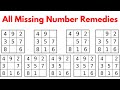 Numerology Missing Number Remedies | Missing Number in Dob - Lo shu Grid Remedies | Numerology 2022