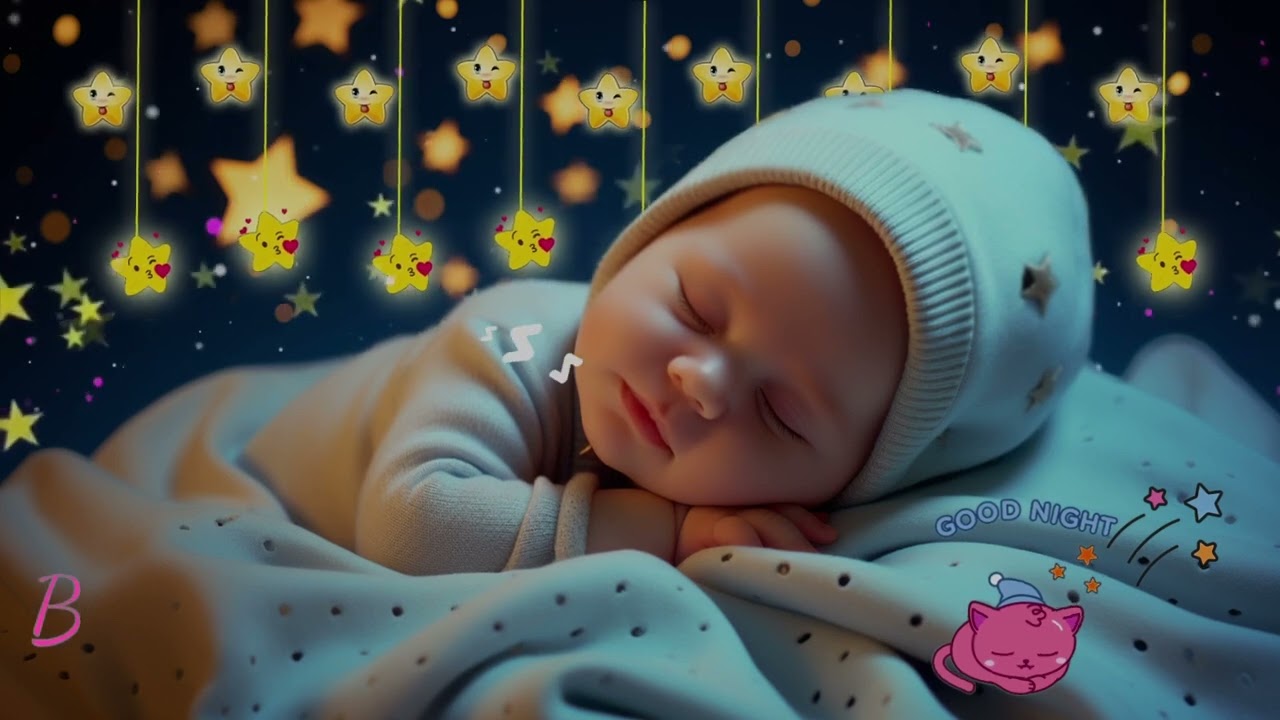 Mozart & Brahms Lullabies | Baby Sleep Music for Sweet Dreams 🌙Sleep Instantly in 3 Minutes