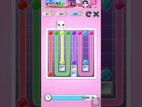 My Talking Angela - Connect Game complete walkthrough Round 1~100 (2,281 points)