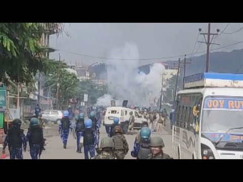 Indian police fire tear gas as ethnic group clashes in manipur continue