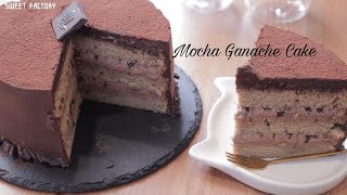 (SUB)(ASMR)진한 모카맛 모카 가나슈 케이크 만들기 Mocha Ganache Cake : 달콤팩토리 : SWEETFACTORY