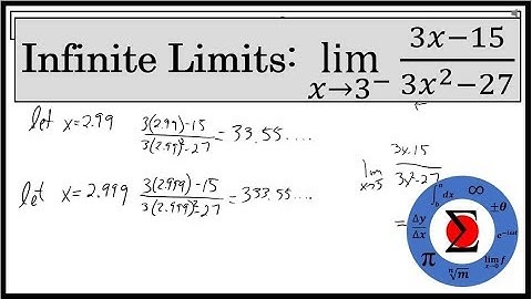 Calculus - Finding an Infinite Limit