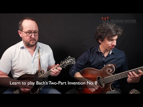 قطعه دو قسمتی باخ انوانسیون شماره ۸ ماندولینیست پیشرو با جو کی والش