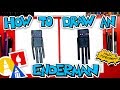 How To Draw An Enderman From Minecraft