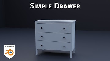 Blender Model a Drawer Tutorial | Blender 3.0