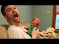 When Babies Be Left Alone With Their Dads -  Cute Baby Videos