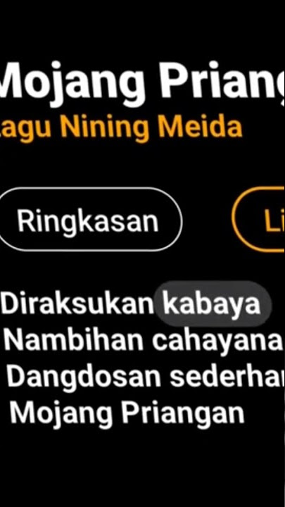 Lagu Nining Meida - Mojang Priangan #niningmeida #shorts