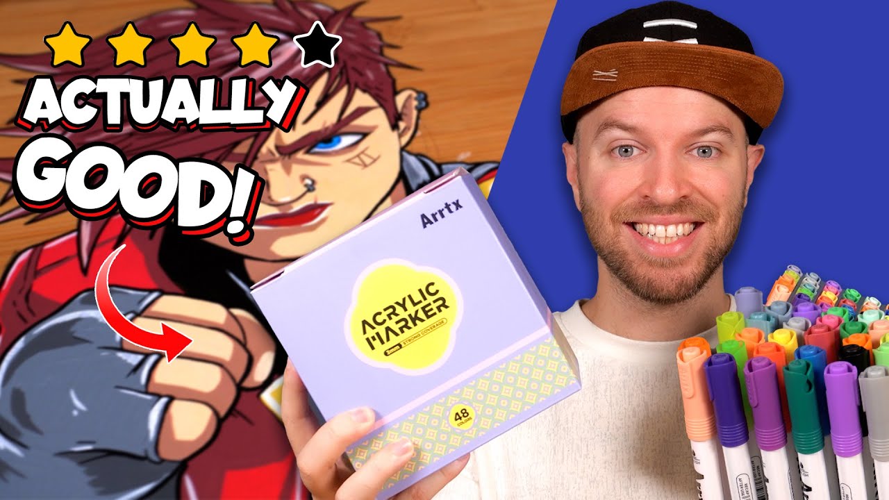 I Tested VIRAL Acrylic Markers by Arrtx - Are they worth the Hype?