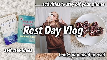 HOW TO REST WITHOUT FEELING GUILTY 2023 💤//rest day tips, chatty vlog, what I