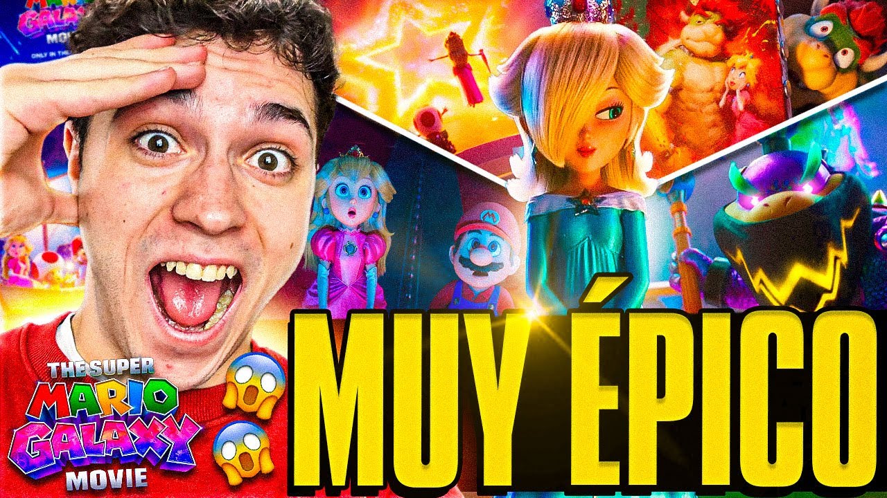 ¡EL TRÁILER CON MÁS AURA DE LA P**A HISTORIA! 😱 SUPER MARIO GALAXY MOVIE | REACCIÓN TRÁILER OFICIAL