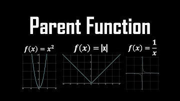 Parent Functions | The 10 Graphs You Must Know